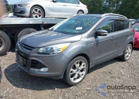 2014 Ford Escape Titanium from USA, damaged, VIN 1FMCU9J92EUA33886